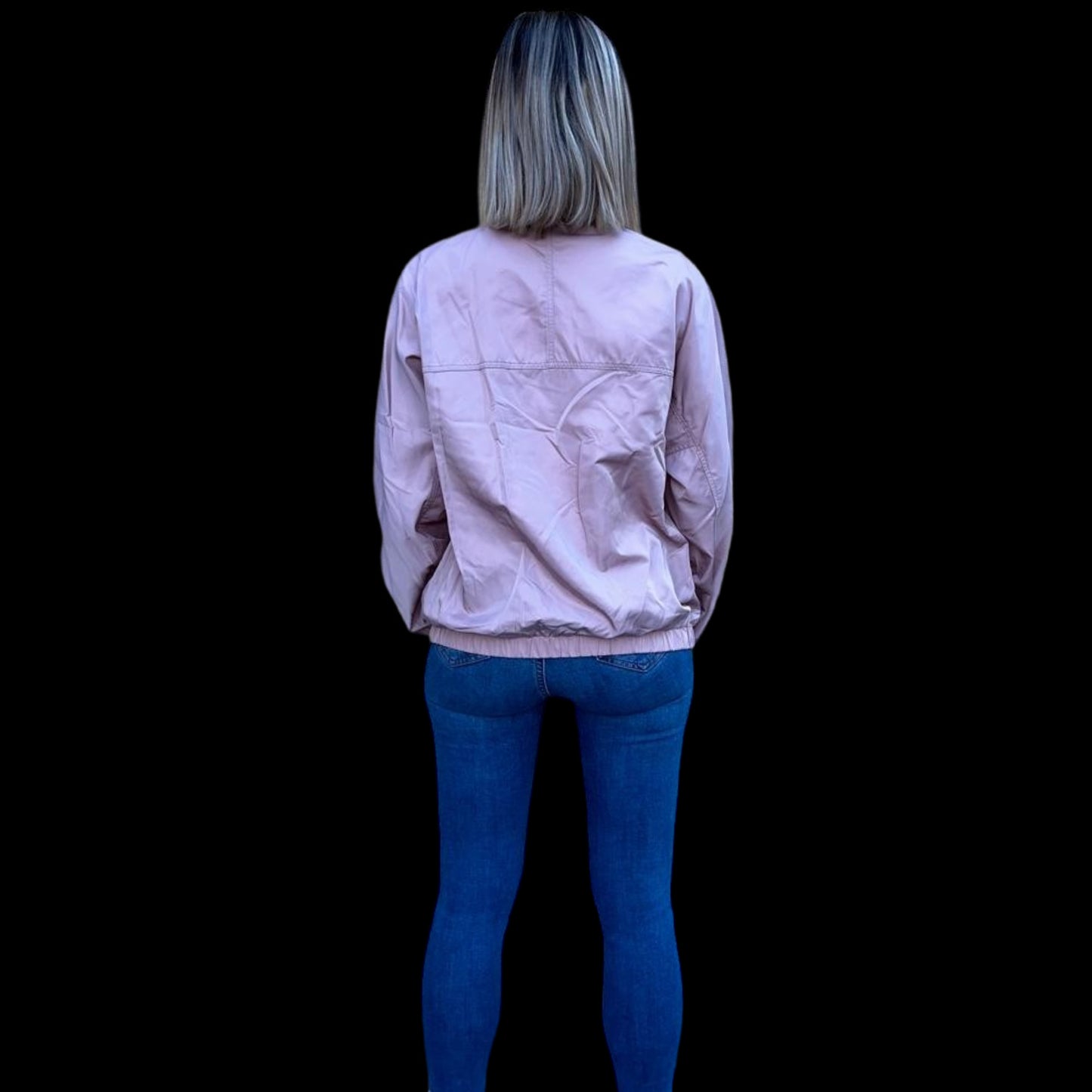 Blouson bomber rose