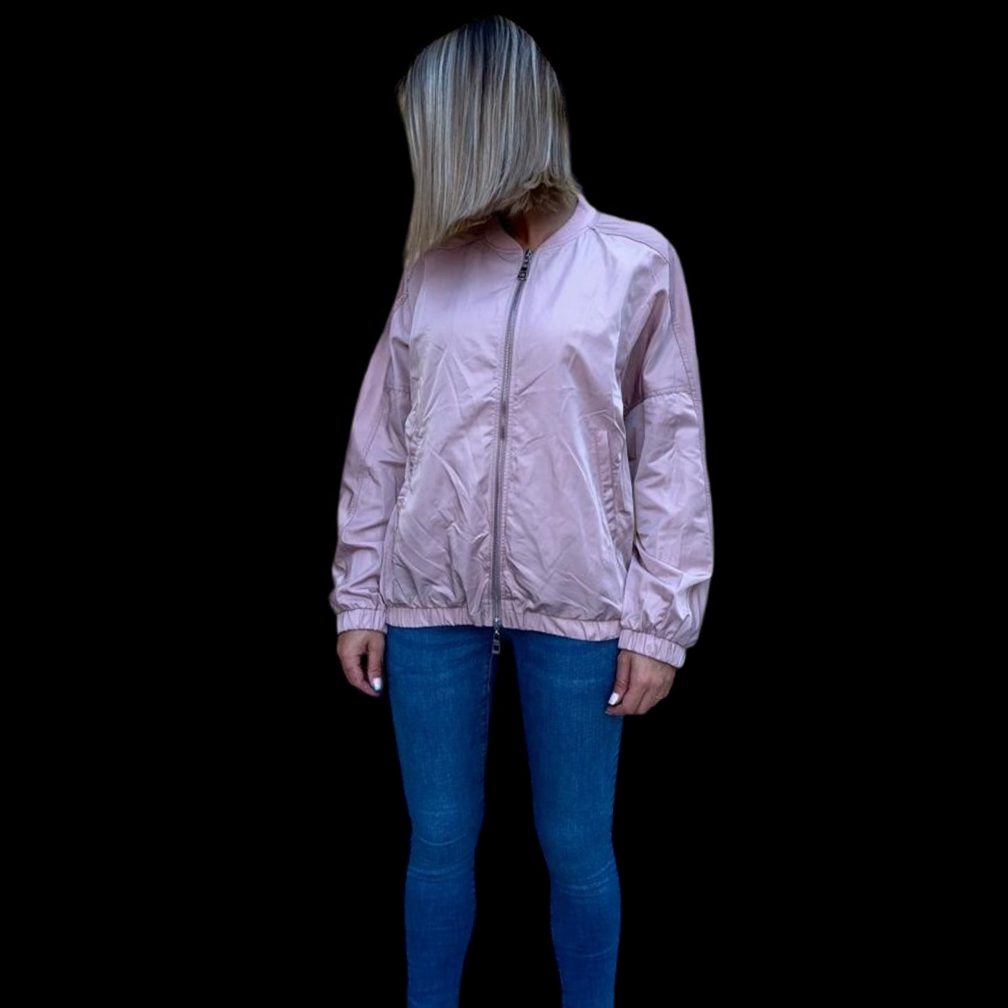 Blouson bomber rose