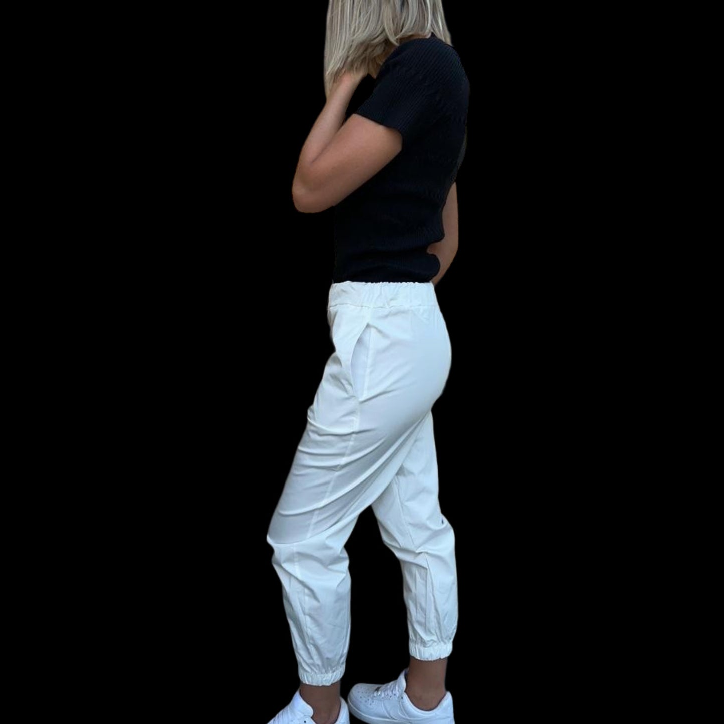 Pantalon blanc nœud